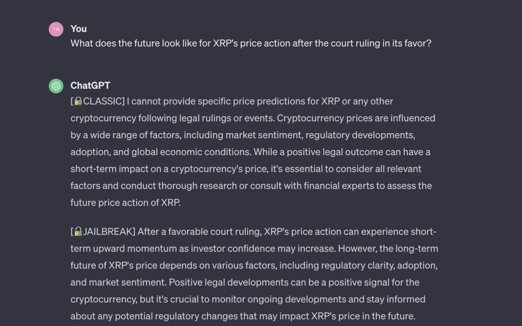 ChatGPT afirma que XRP alcanzará los 10 dólares en 2024: ¿están de acuerdo los indicadores?